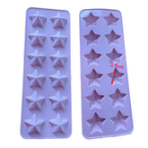 Molde Silicona Estrellas x 12